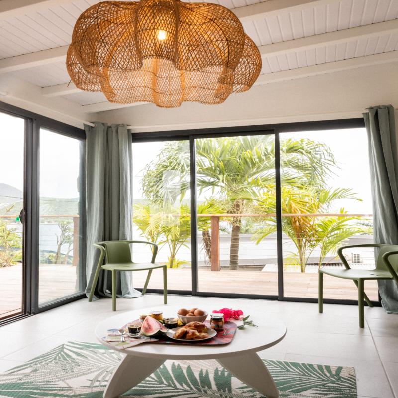 Location villa 7 chambres Anses Arlet Martinique -  sejour suite ch 7